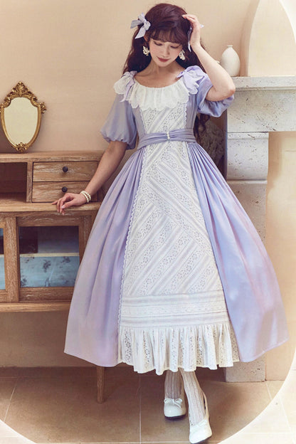 Lace Ribbon Maid Lolita Dress
