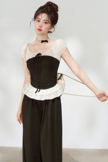Off-shoulder Top + Pants