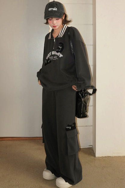 American Cat Letter Top + Pants