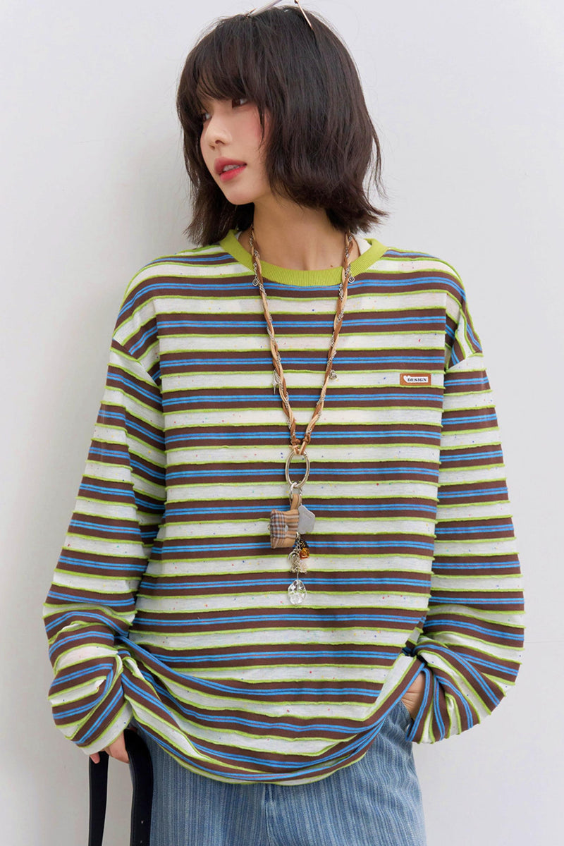 Striped Loose Mode Top