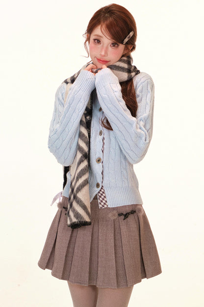 Sweet Knit Cardigan + Skirt