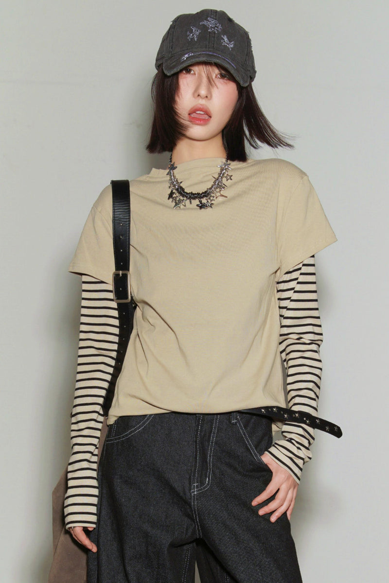 Gravity Patchwork Color Block Top