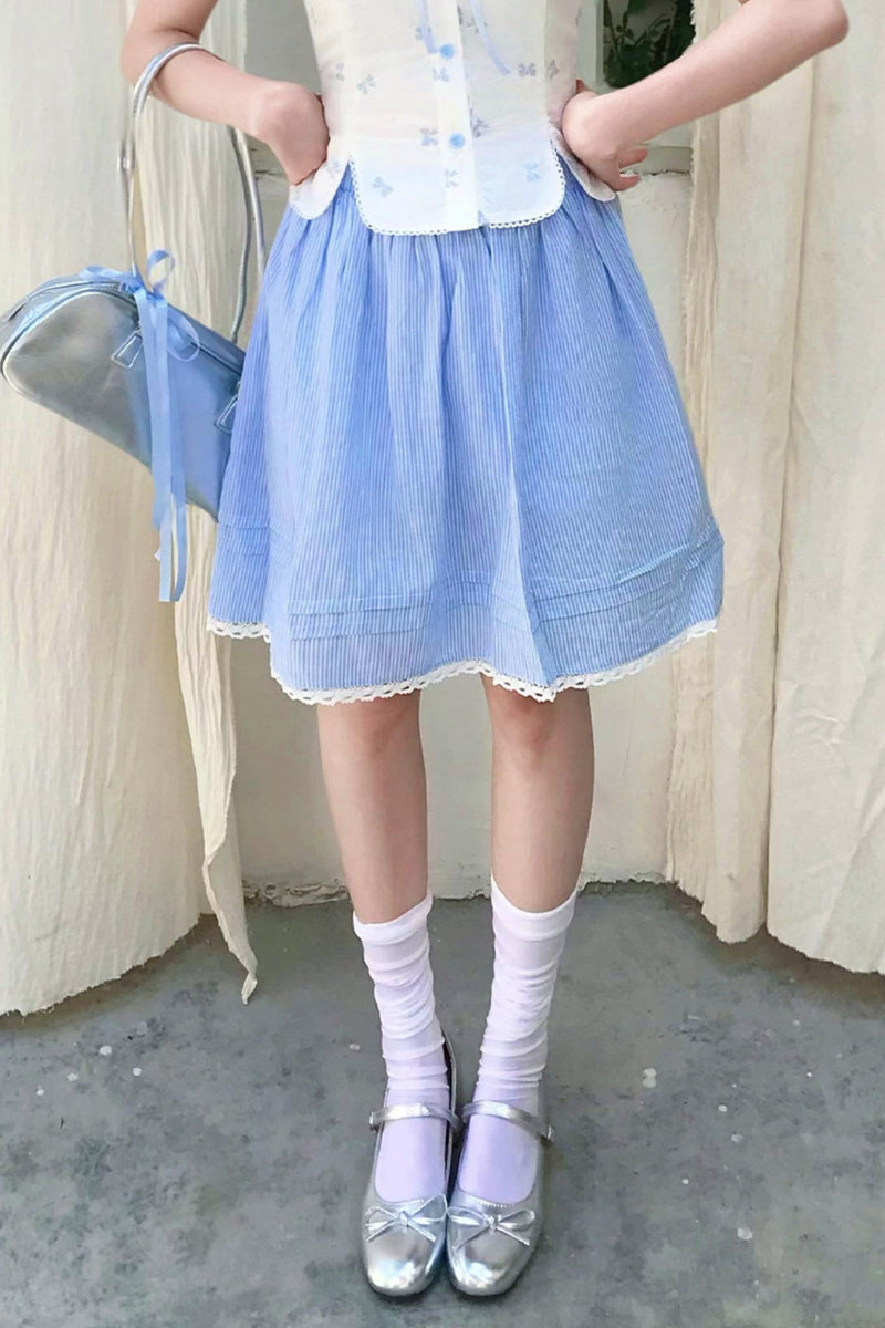 Doll Color Summer Top + Skirt