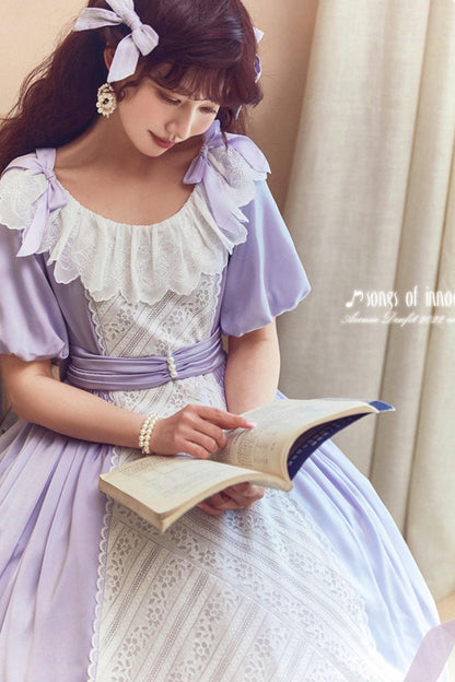 Lace Ribbon Maid Lolita Dress
