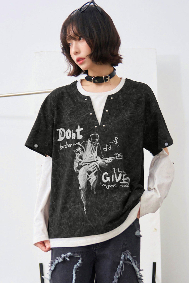 Rockin' Mode Loose Tops