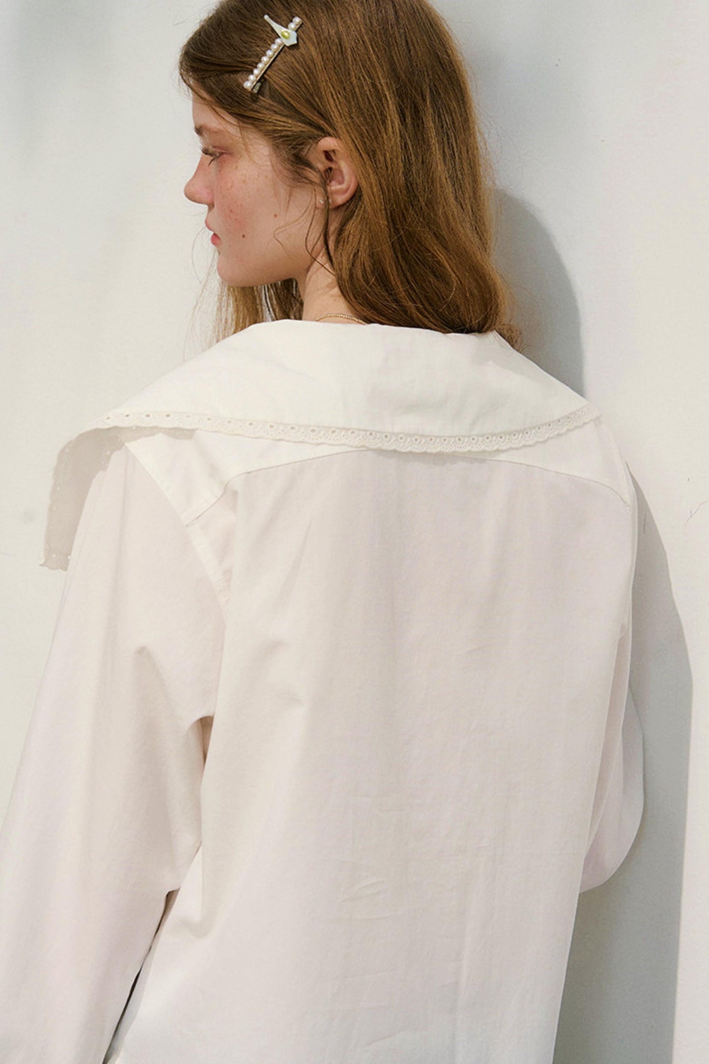 French Sailor Collar Blouse