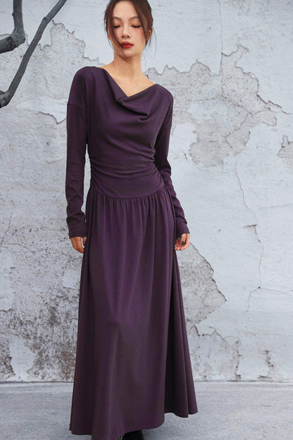 Retro Knitted Swing Dress