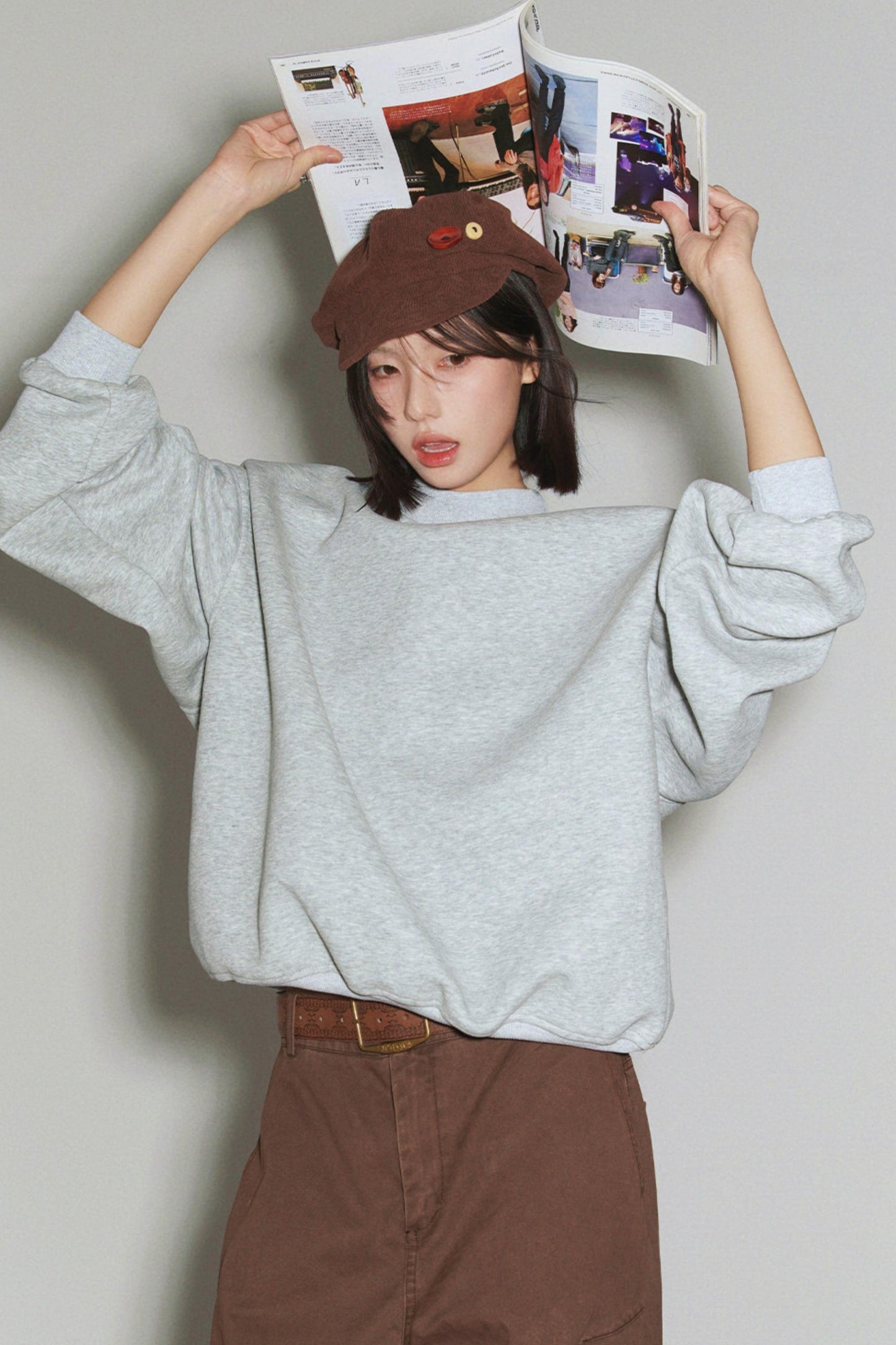 Gemstone Decorated Sweatshirt