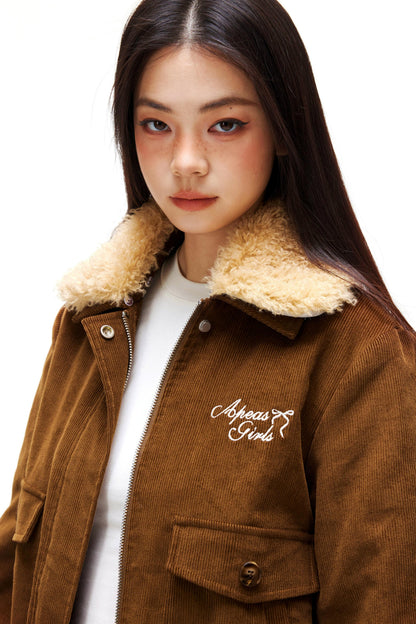 Retro Corduroy Jacket + Skirt