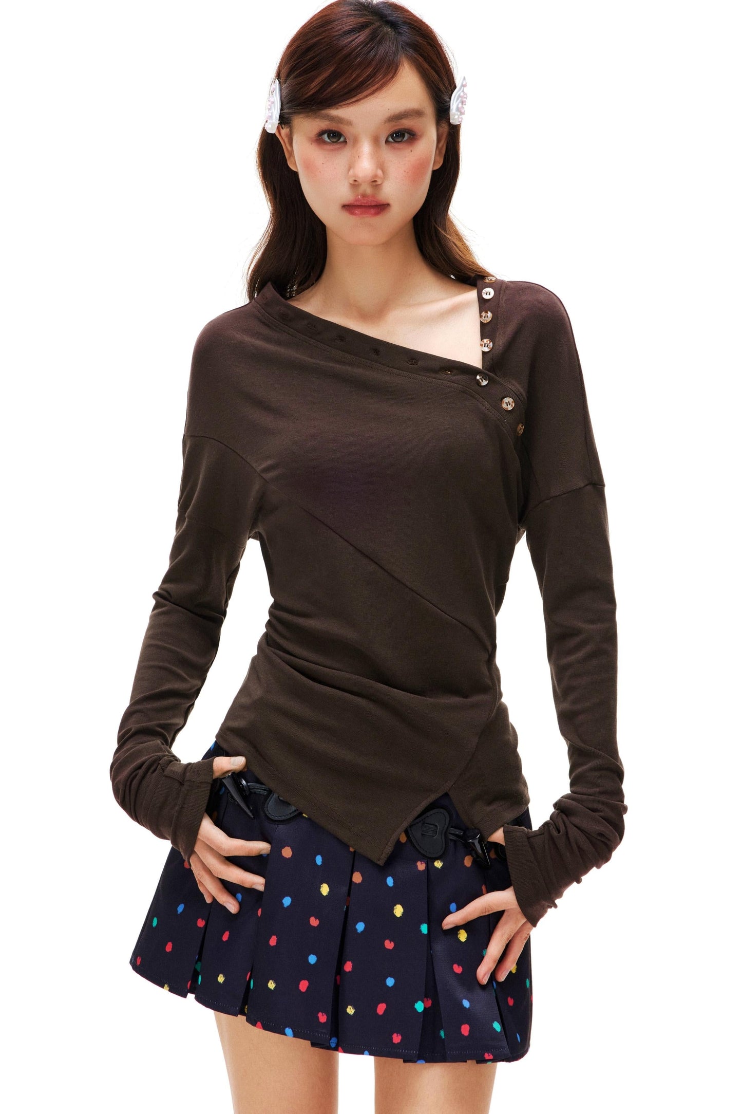 Slit Slim Top
