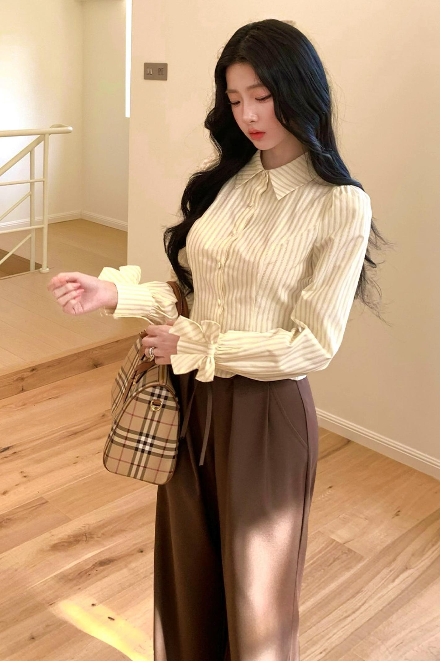 Retro Vest + Striped Shirt