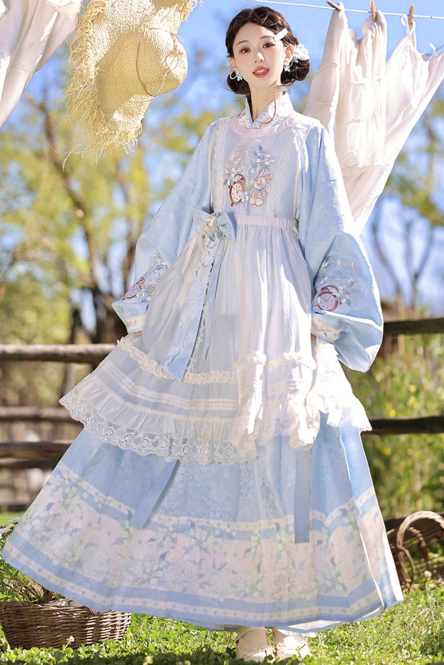 Fantasy Alice Retro Dress Set