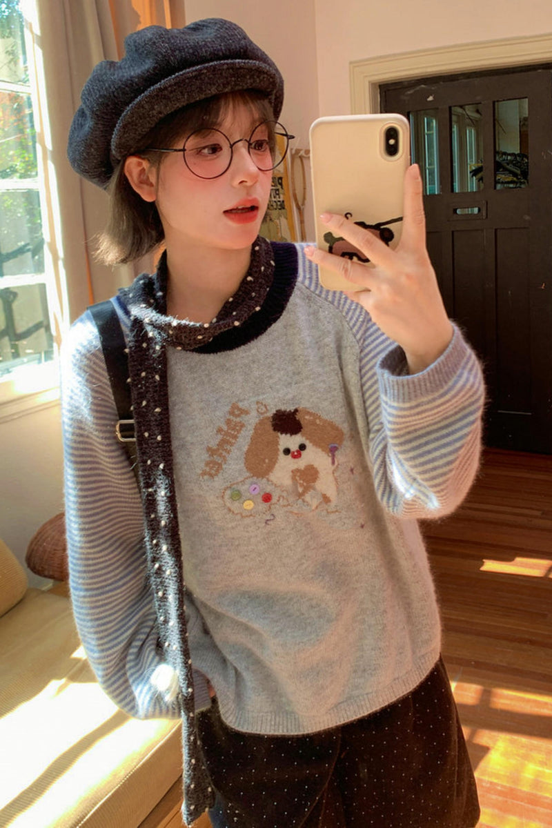 Sweet Puppy Loose Sweater