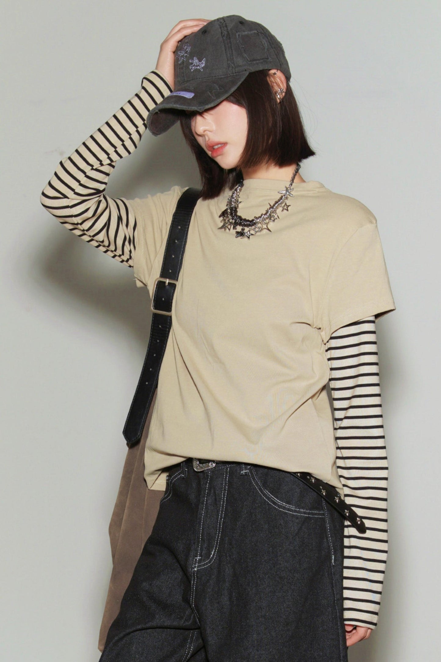 Gravity Patchwork Color Block Top