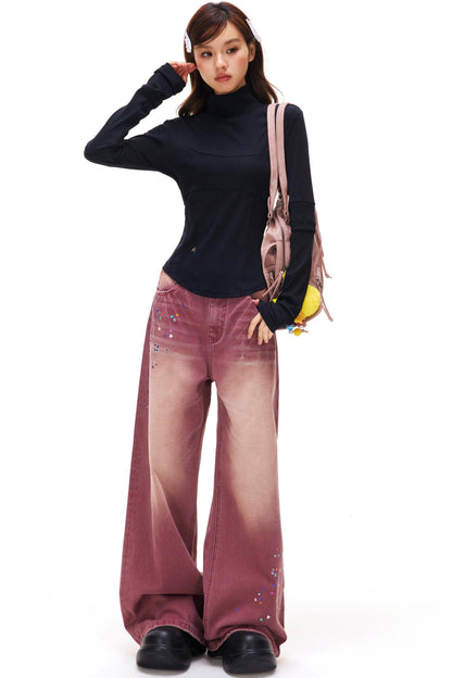 Slim Base Turtle Neck Top