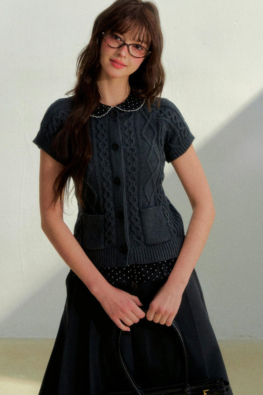 College Style Knit Top