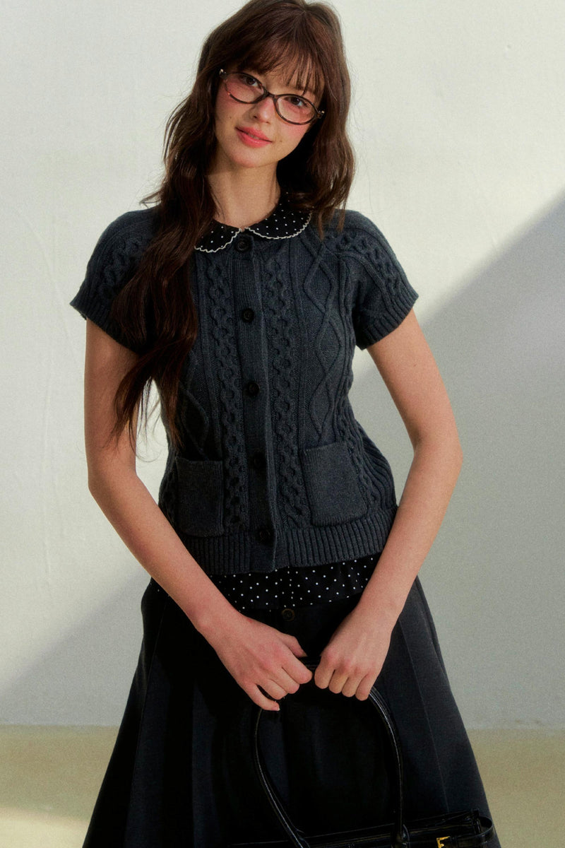 College Style Knit Top