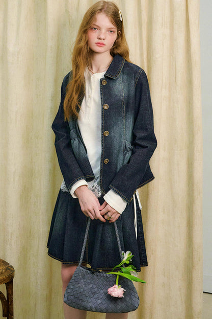 Love Diary Denim Jacket + Skirt