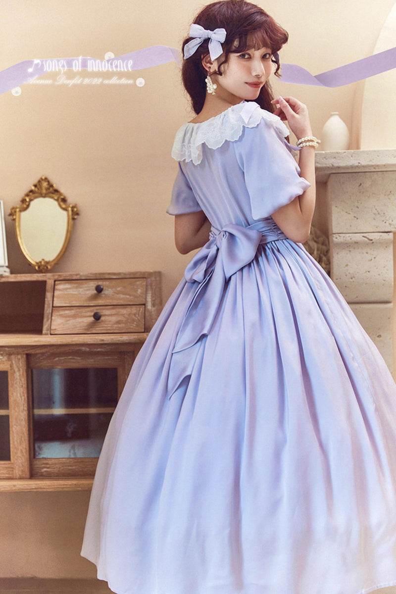 Lace Ribbon Maid Lolita Dress