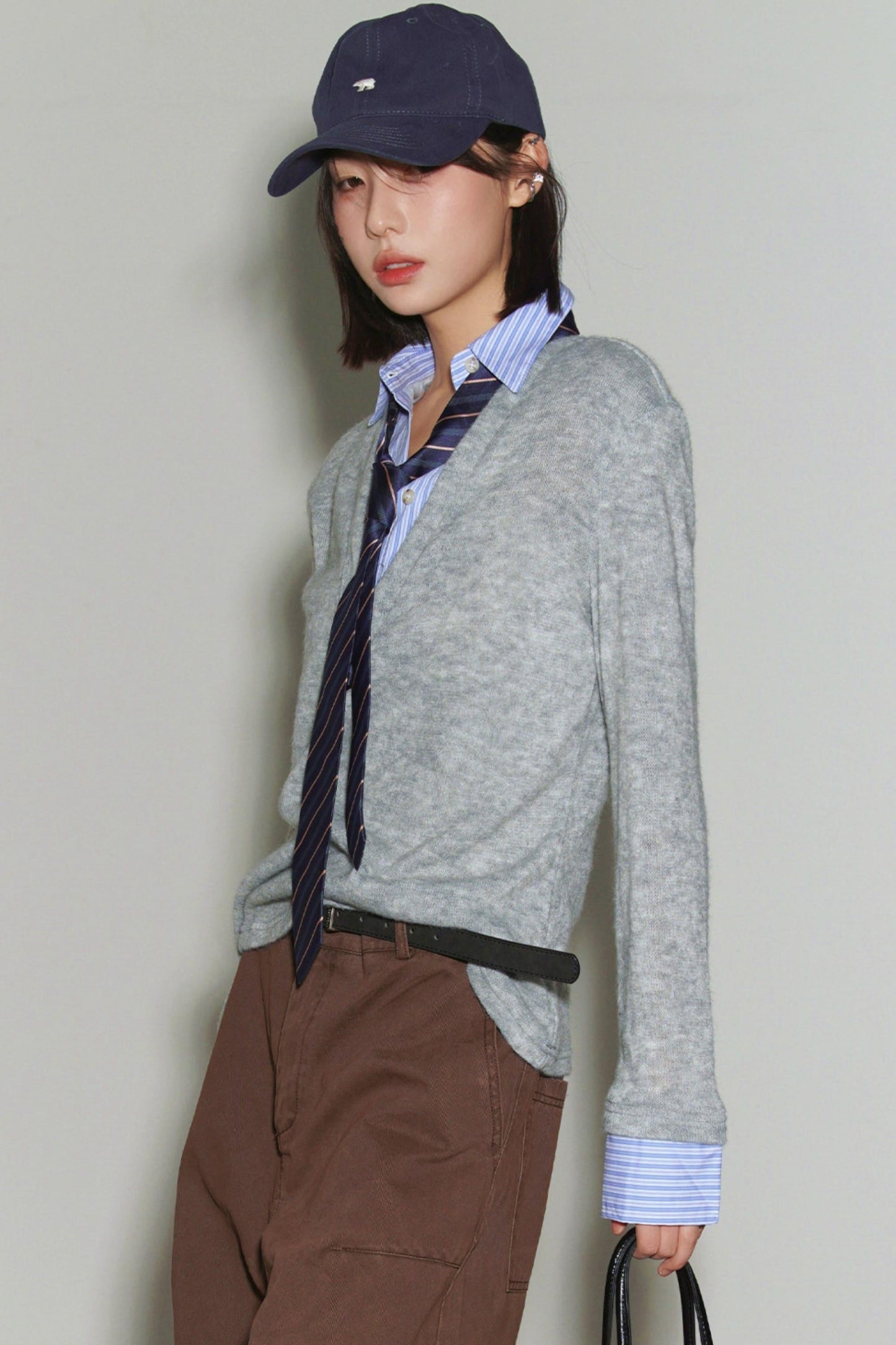 Preppy Knit Sweater Top
