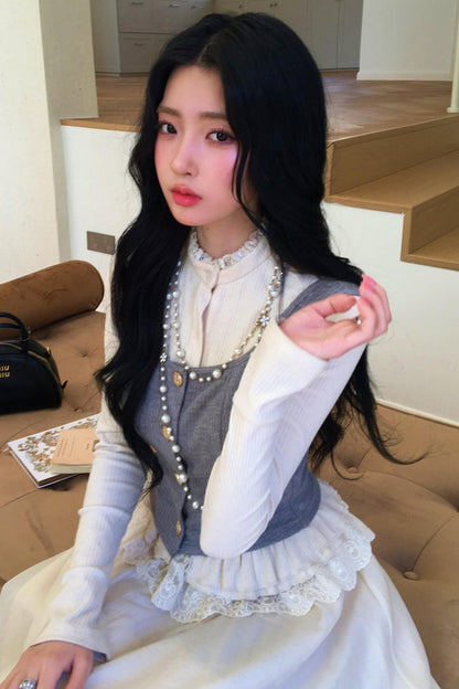 French Wreath Jacket + Top + Skirt