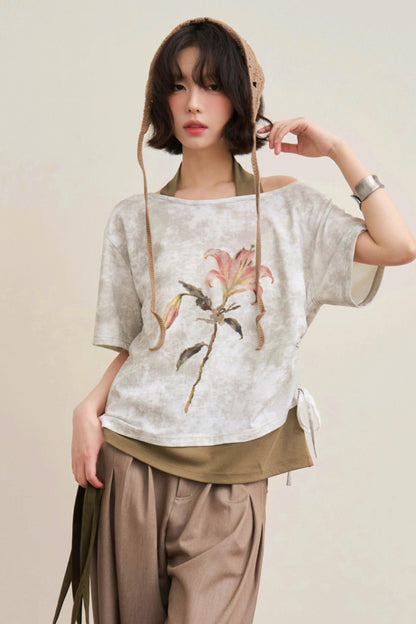 Retro Design Loose Top