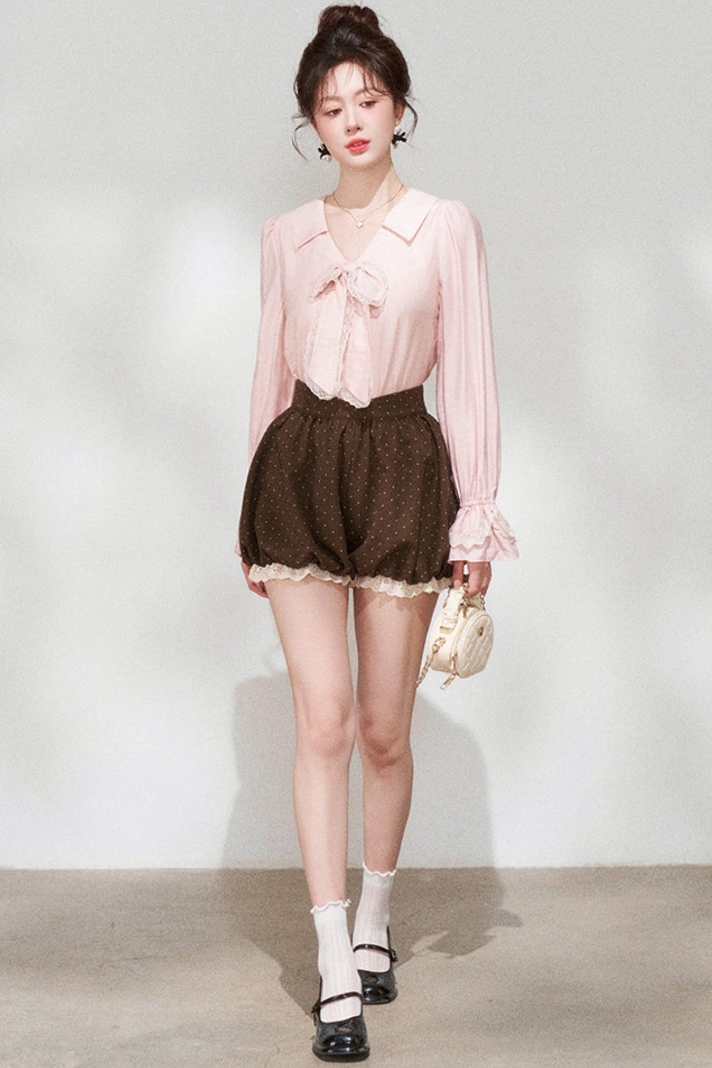 Pink Sweet Blouse + Shorts