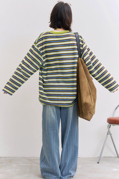 Striped Loose Mode Top