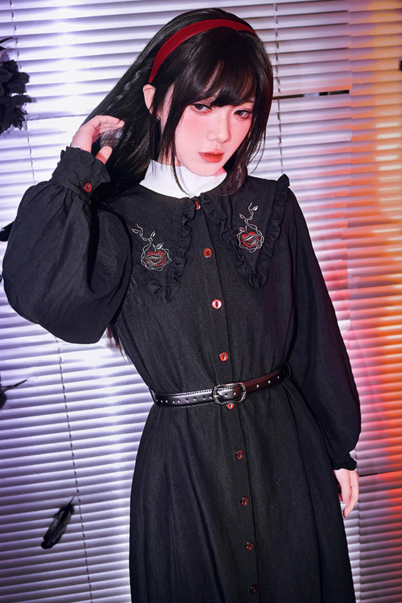Eden Embroidered Lace Dress