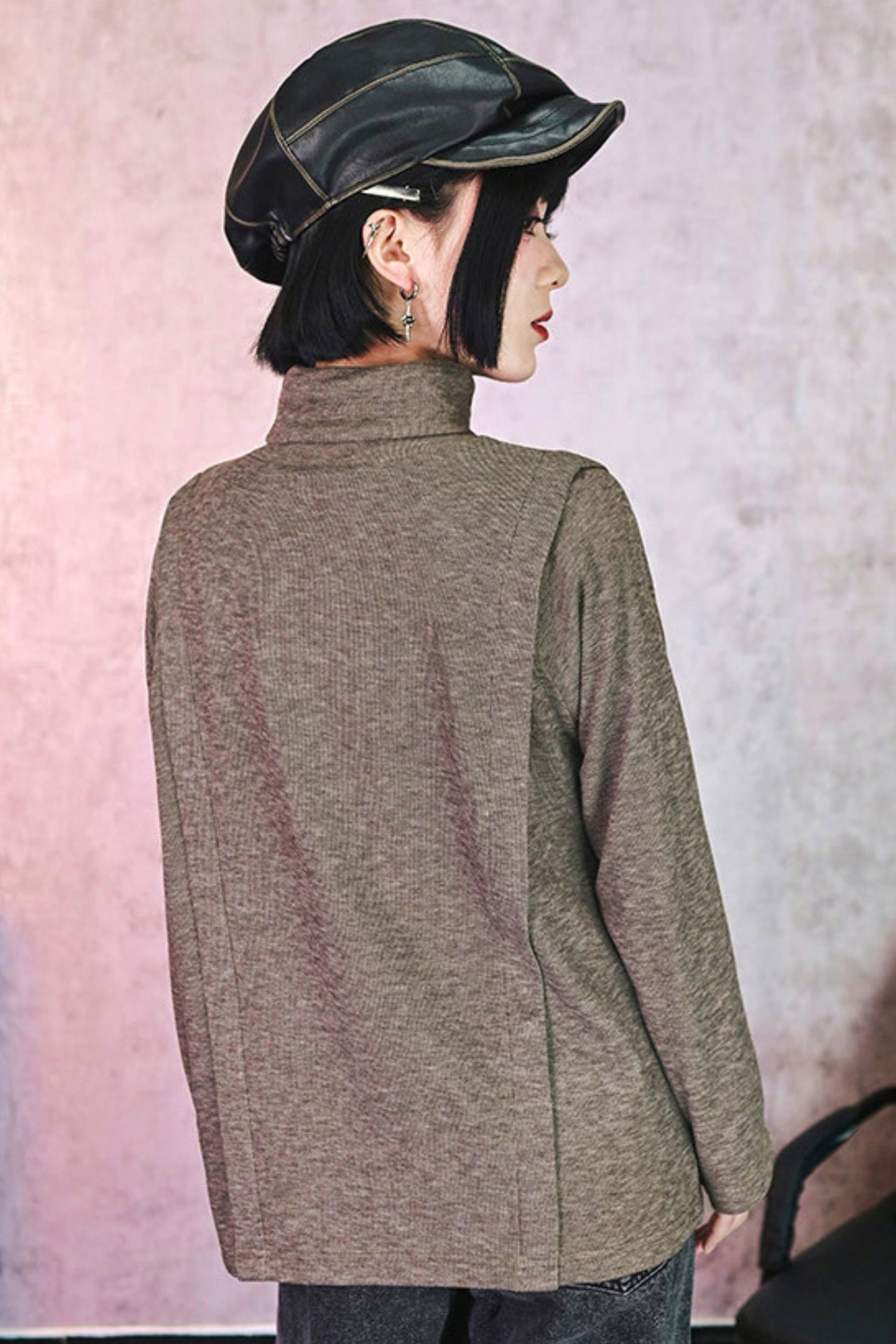 Unbride Chess High Neck Top