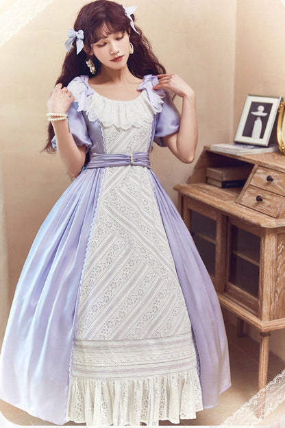 Lace Ribbon Maid Lolita Dress