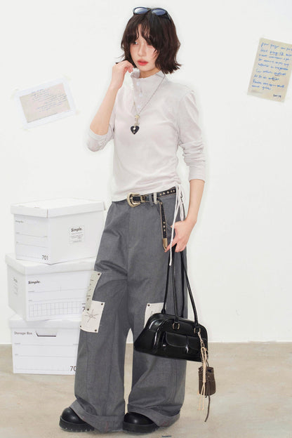 Ripple Drawstring Top