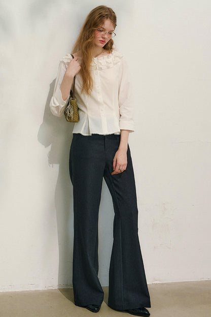 Love Ruffled Lace Blouse