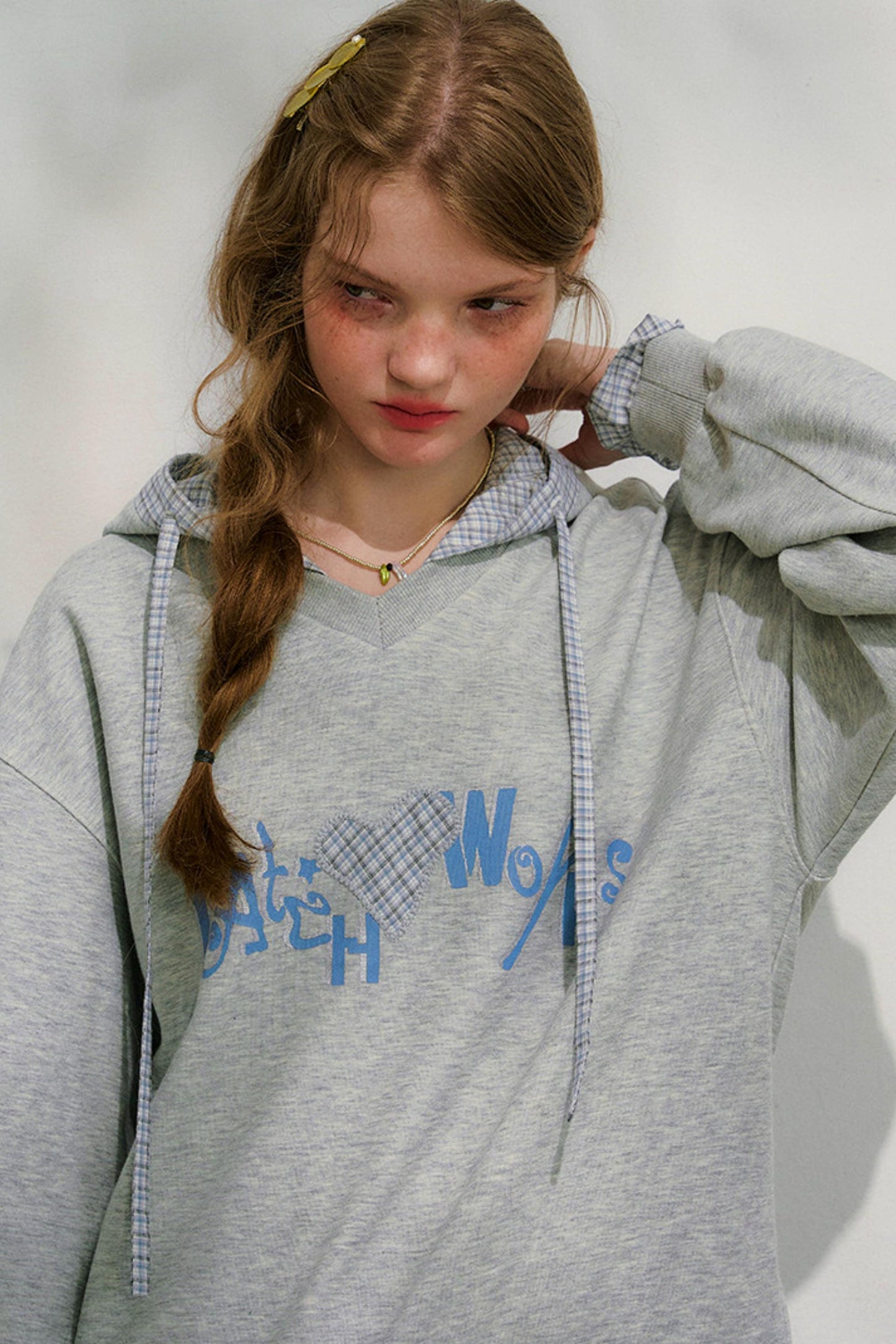 Loose Sweet Hooded Sweatshirt