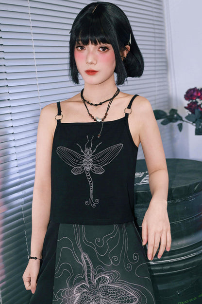 Short Sleeve Eternity Print Top