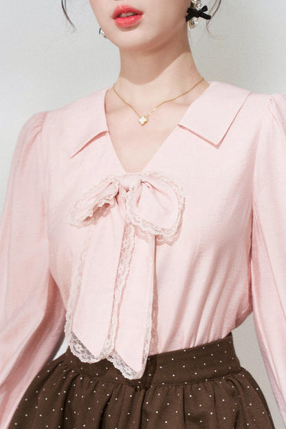 Pink Sweet Blouse + Shorts