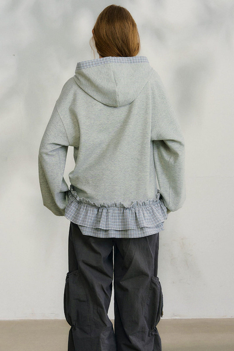 Loose Sweet Hooded Sweatshirt