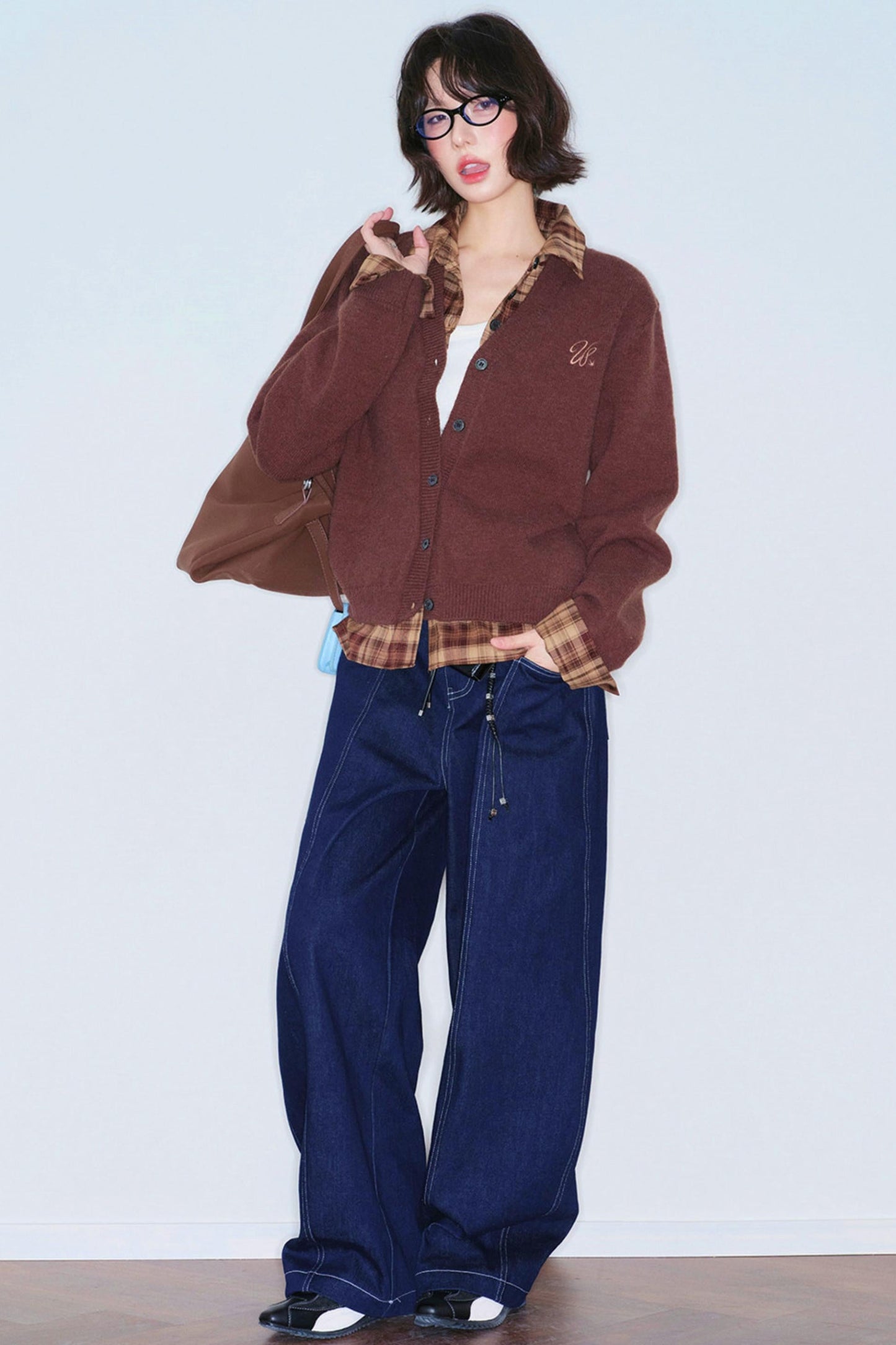Fake Two Piece Knit Sweater