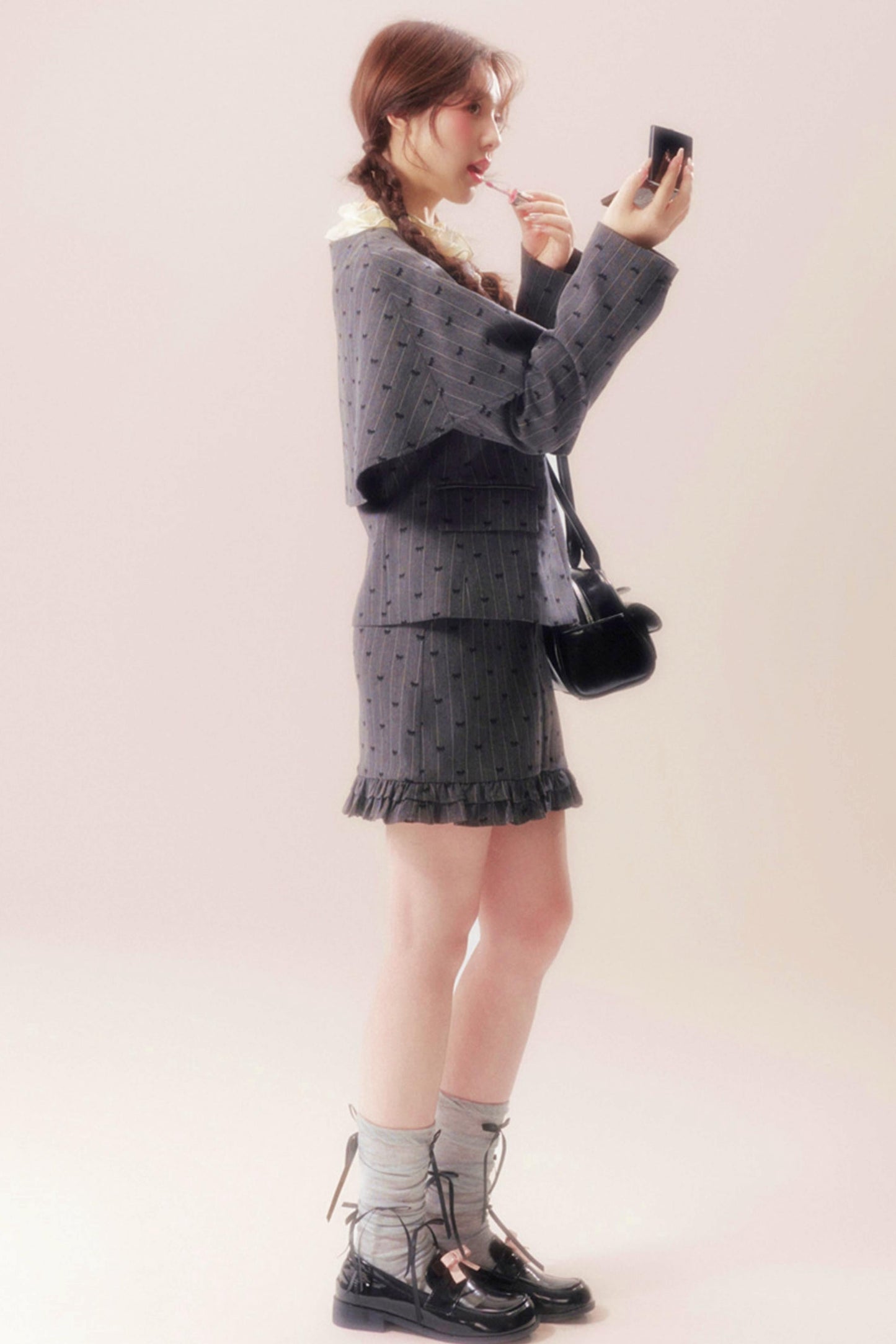 Sweet Retro Jacket + Shawl + Skirt + Knit Tops