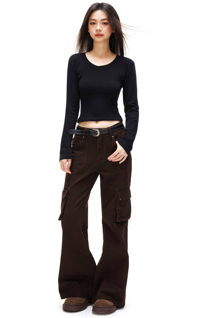 Open-neck Slim Top