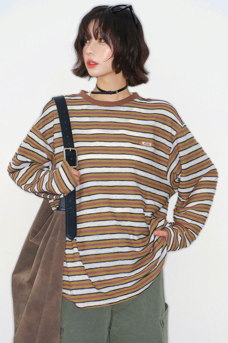 Striped Loose Mode Top