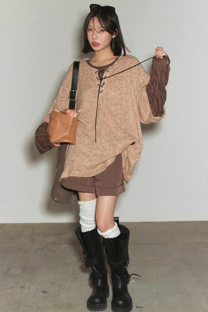 Gravity Patchwork Color Block Top