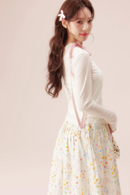 Gardenia Whispering Off-shoulder Blouse