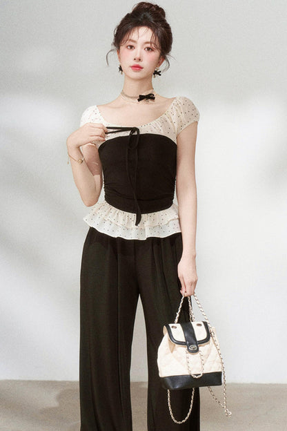 Off-shoulder Top + Pants
