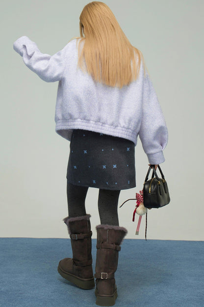 Star Blue Embroidered Cami Soul Dress
