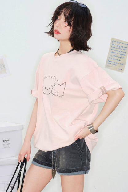 Animal Sweet Loose Top