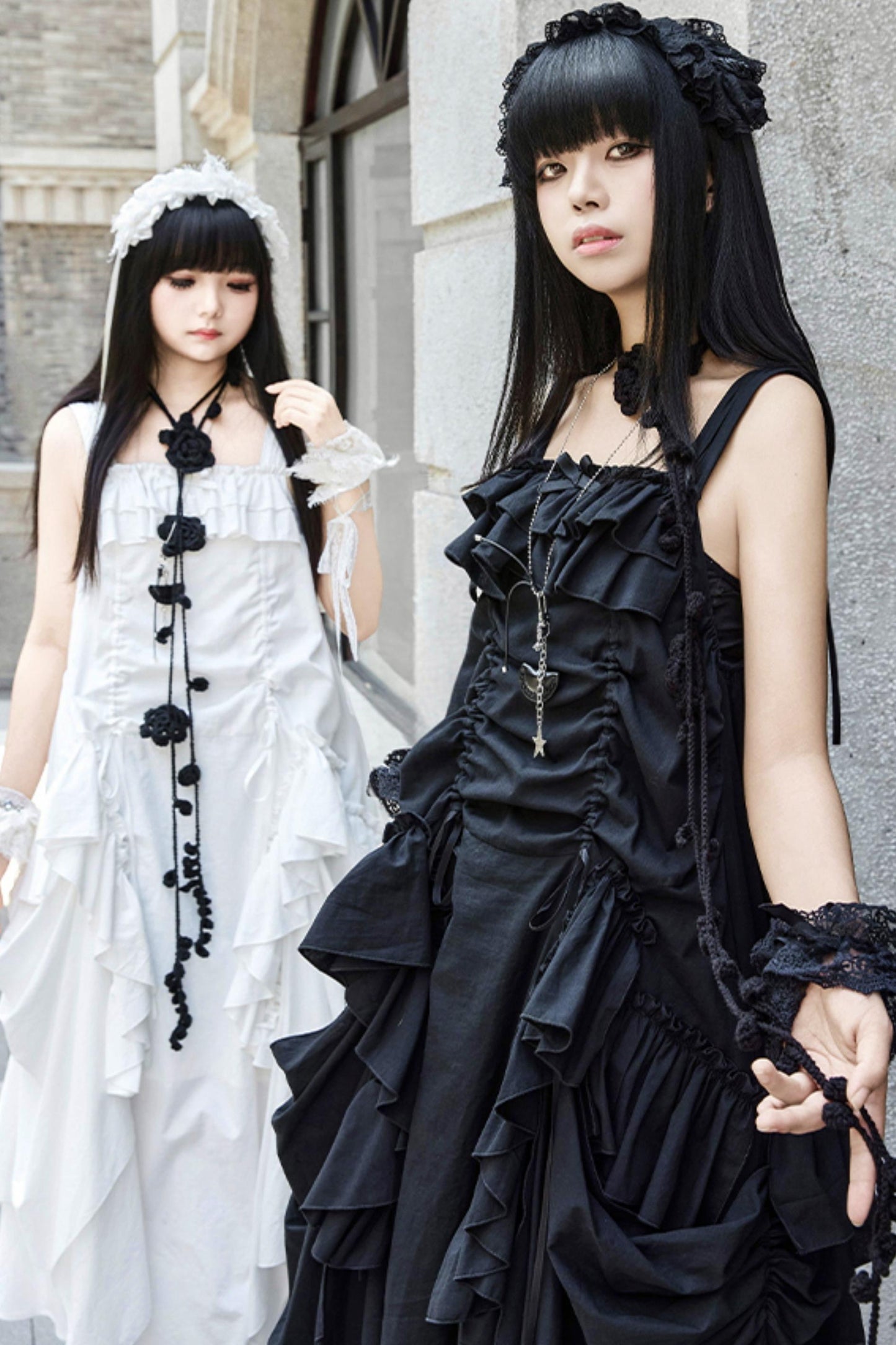 Adjustable Strap Pocket Long Dress
