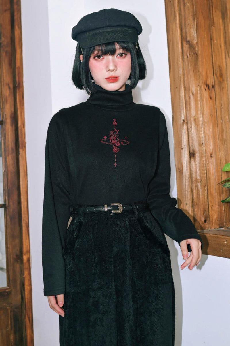 Unbride Chess High Neck Top