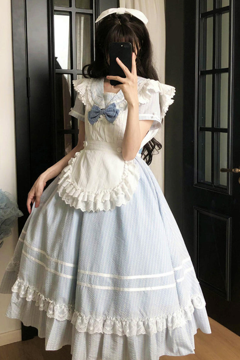 クラシカルマリンメイドロリータドレス+アクセサリー