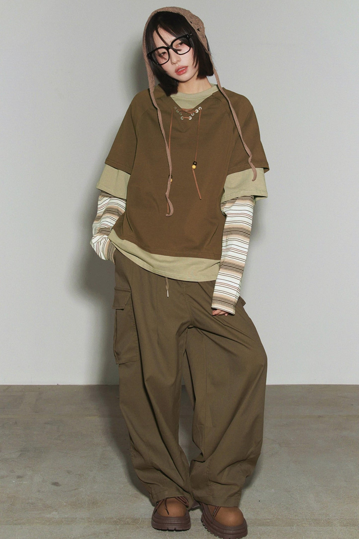 Gravity Patchwork Color Block Top